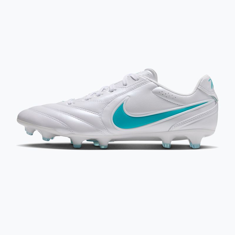 Кросівки футбольні чоловічі Nike Tiempo Ligera Pro FG white/white/energy 2