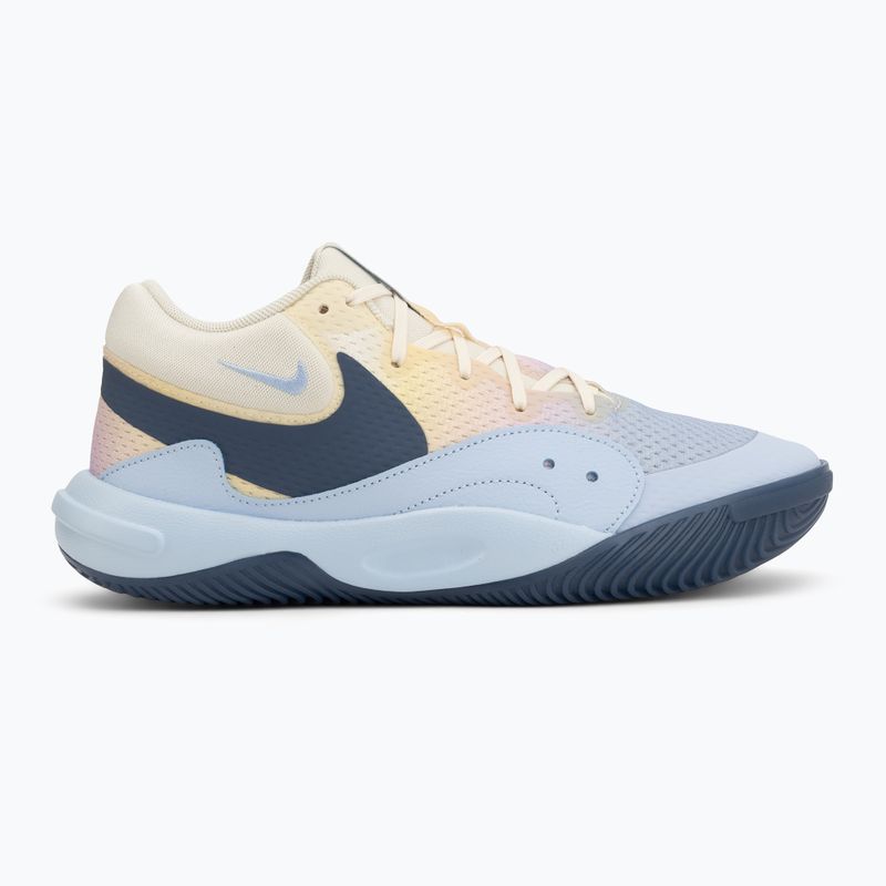 Кросівки волейбольні Nike Hyperquick SE coconut milk/diffused blue/hydrogen blue 2
