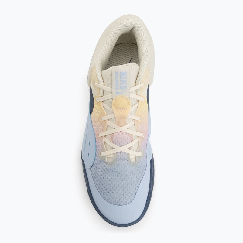 Кросівки волейбольні Nike Hyperquick SE coconut milk/diffused blue/hydrogen blue 5
