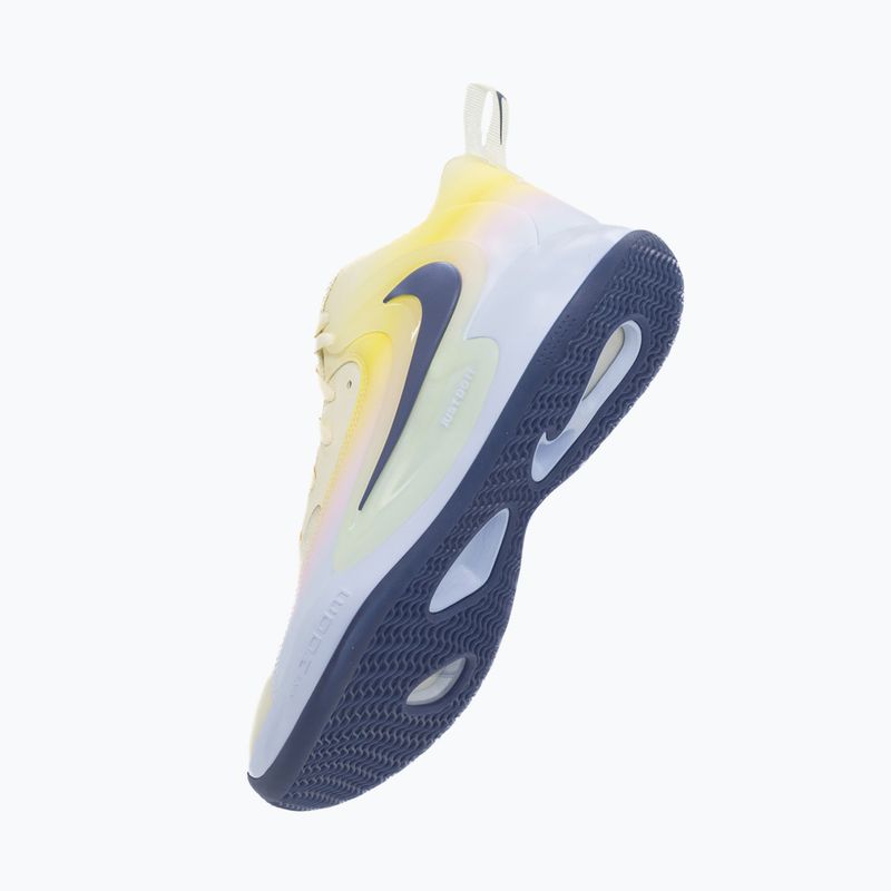 Кросівки волейбольні Nike Hyperquick SE coconut milk/diffused blue/hydrogen blue 5