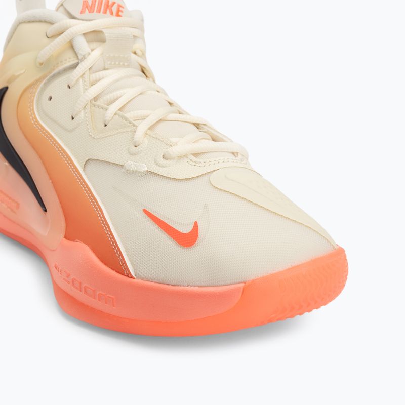 Кросівки волейбольні Nike React Hyperset 2 SE coconout milk/cave purple/hot lava 7
