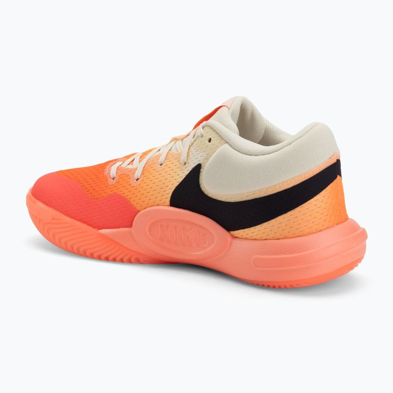 Кросівки волейбольні Nike Hyperquick SE coconout milk/cave purple/hot lava 3