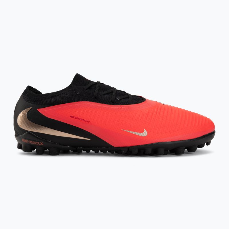 Кросівки футбольні чоловічі Nike Phantom 6 Low Pro bright crimson/black/blur 2