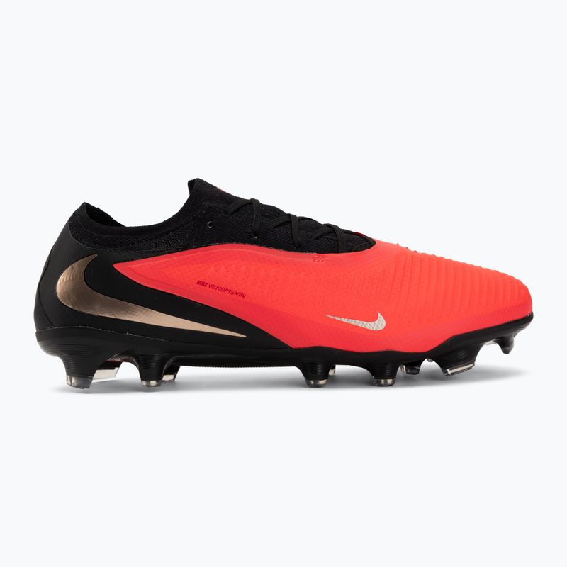 Кросівки футбольні чоловічі Nike Phantom 6 Low Pro bright crimson/black/blur 2