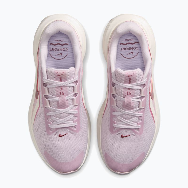Кросівки для бігу жіночі Nike Downshifter 14 bleached lilac/sail/pink rise/pink smoke 5