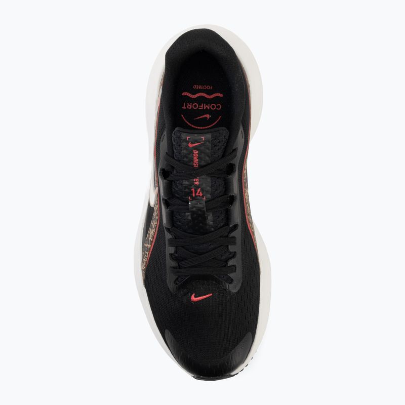 Кросівки для бігу жіночі Nike Downshifter 14 black/british khaki/fusion red/sail 5