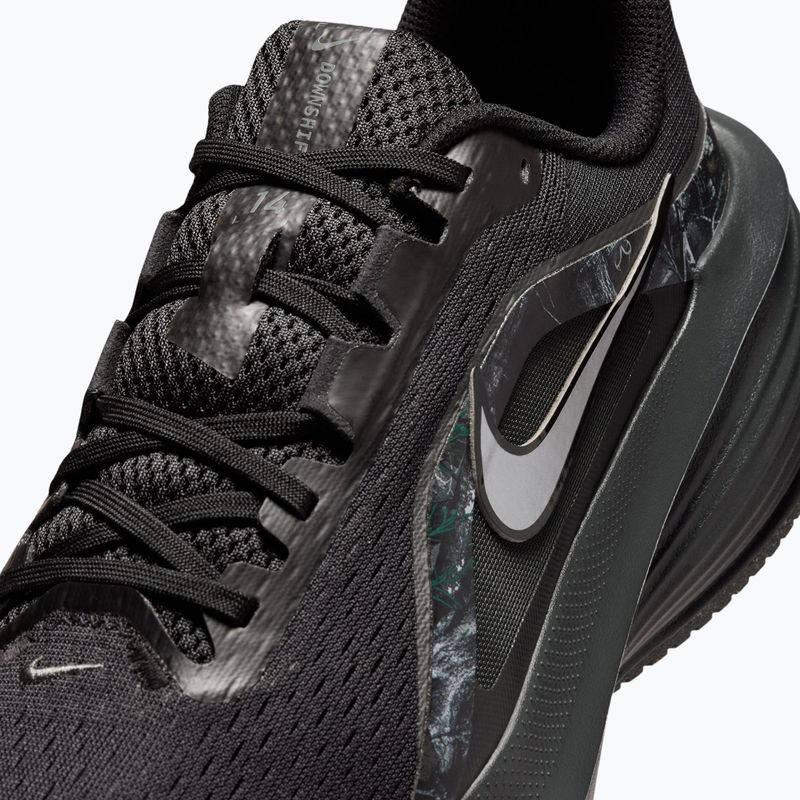 Кросівки для бігу чоловічі Nike Downshifter 14 black/dark smoke grey/metallic dark grey 5