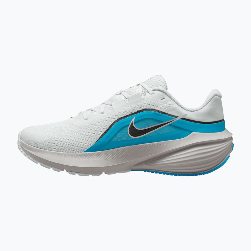 Кросівки для бігу чоловічі Nike Downshifter 14 off white/light current blue/black 2