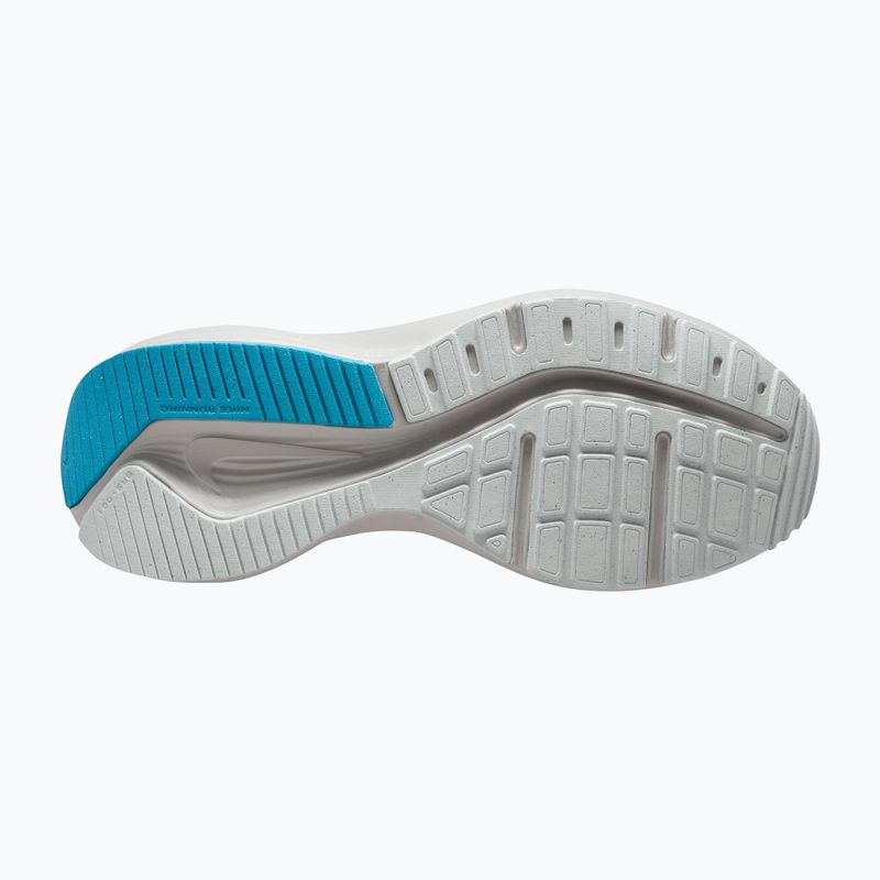 Кросівки для бігу чоловічі Nike Downshifter 14 off white/light current blue/black 3