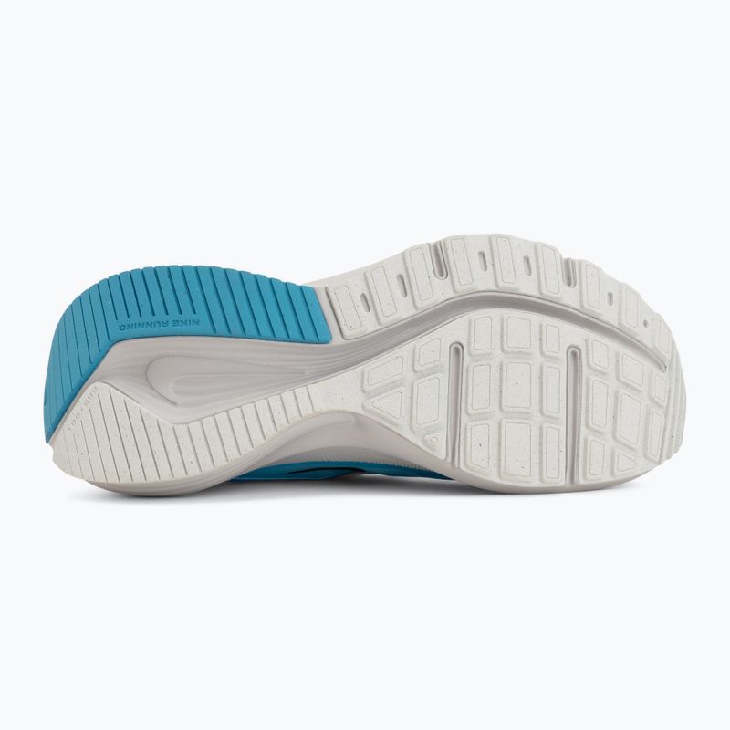 Кросівки для бігу чоловічі Nike Downshifter 14 off white/light current blue/black 4