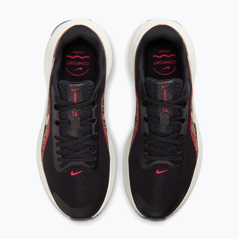 Кросівки для бігу жіночі Nike Downshifter 14 black/british khaki/fusion red/sail 4