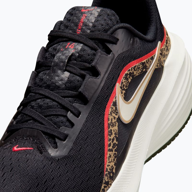 Кросівки для бігу жіночі Nike Downshifter 14 black/british khaki/fusion red/sail 5
