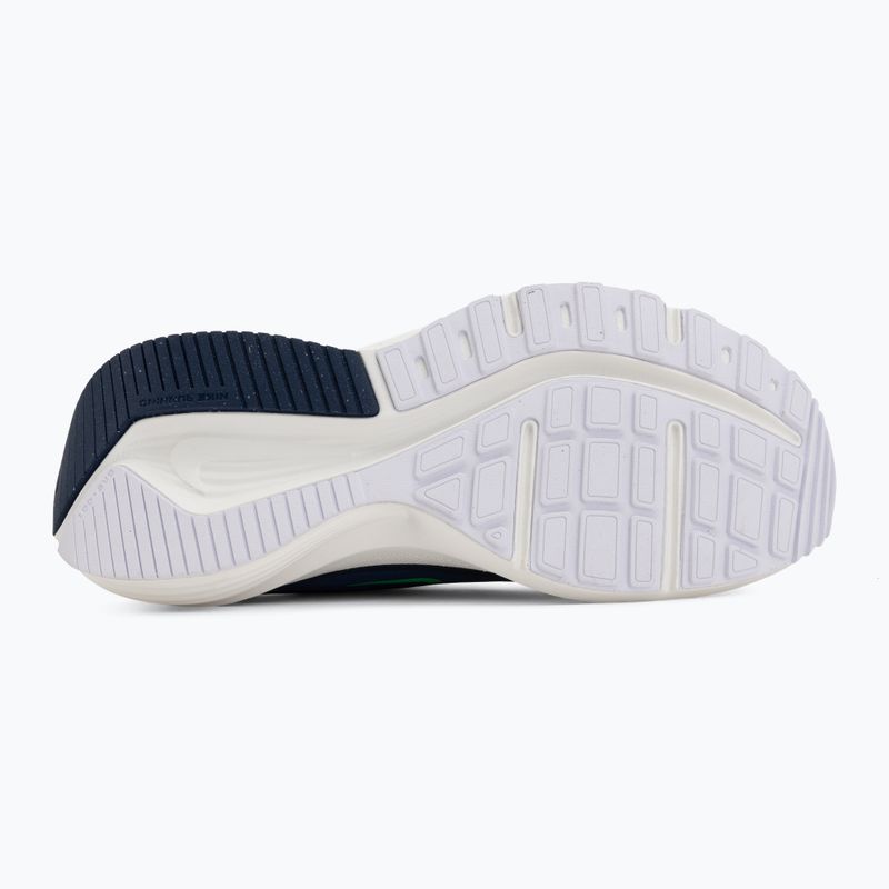 Кросівки для бігу чоловічі Nike Downshifter 14 white/midnight navy/green spark 4