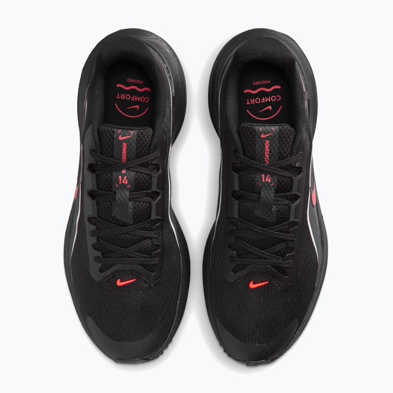 Кросівки для бігу чоловічі Nike Downshifter 14 black/anthracite/white/red orbit 5