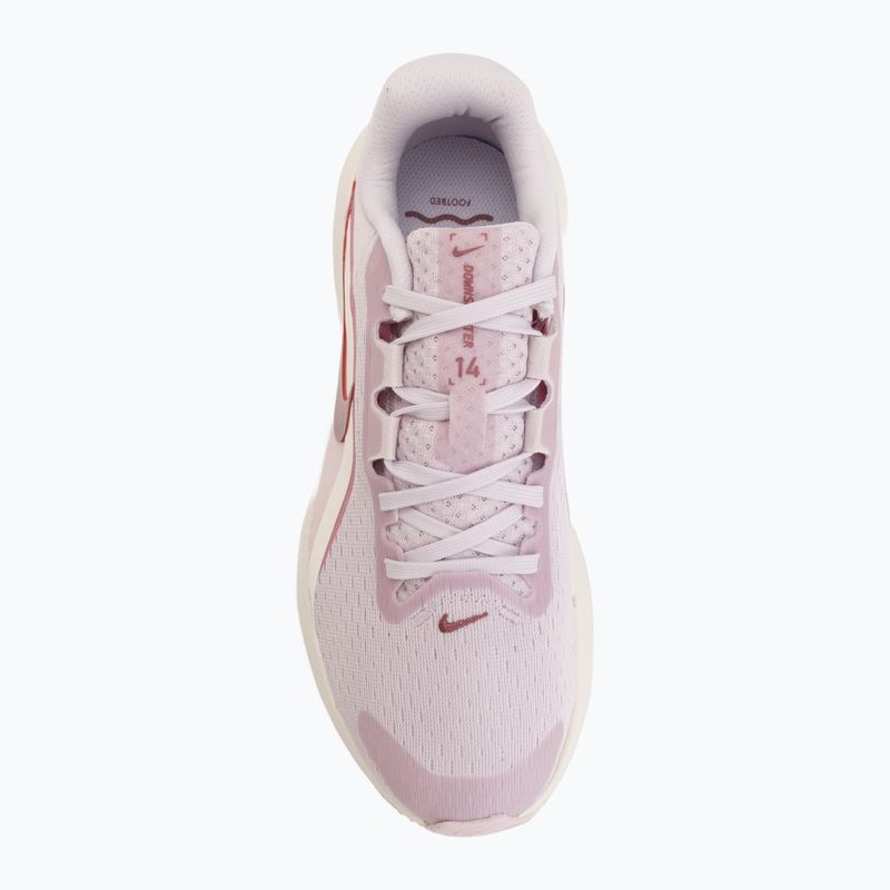 Кросівки для бігу жіночі Nike Downshifter 14 bleached lilac/sail/pink rise/pink smoke 5