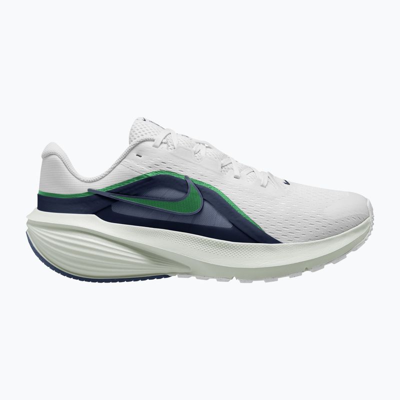 Кросівки для бігу чоловічі Nike Downshifter 14 white/midnight navy/green spark