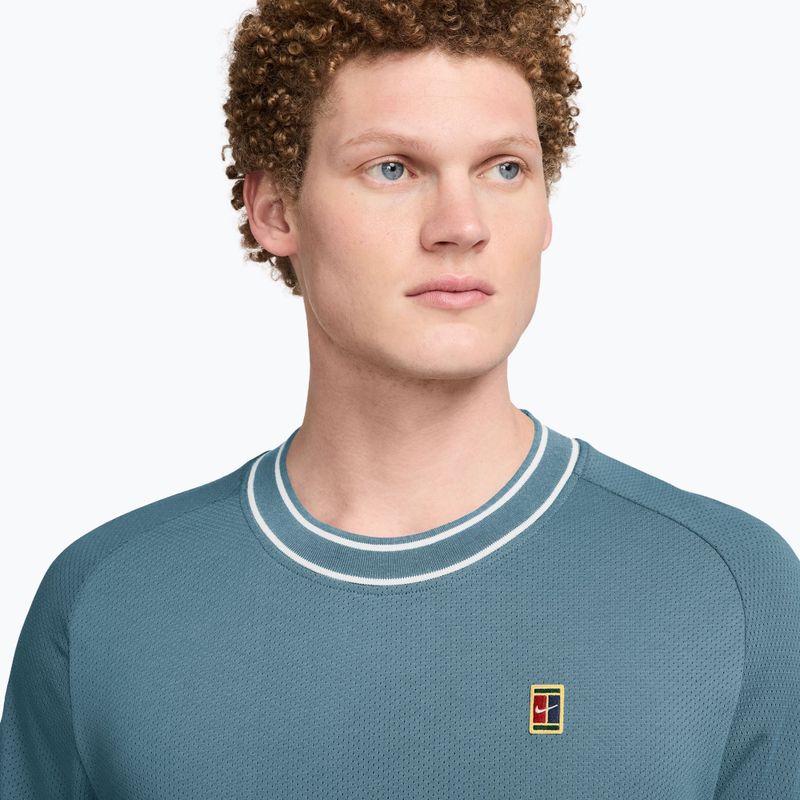 Футболка тенісна чоловіча Nike Court Heritage smokey blue 3
