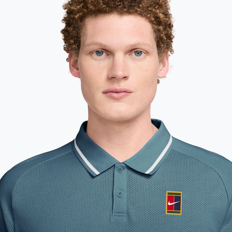 Футболка тенісна чоловіча Nike Court Heritage smokey blue/smokey blue 3