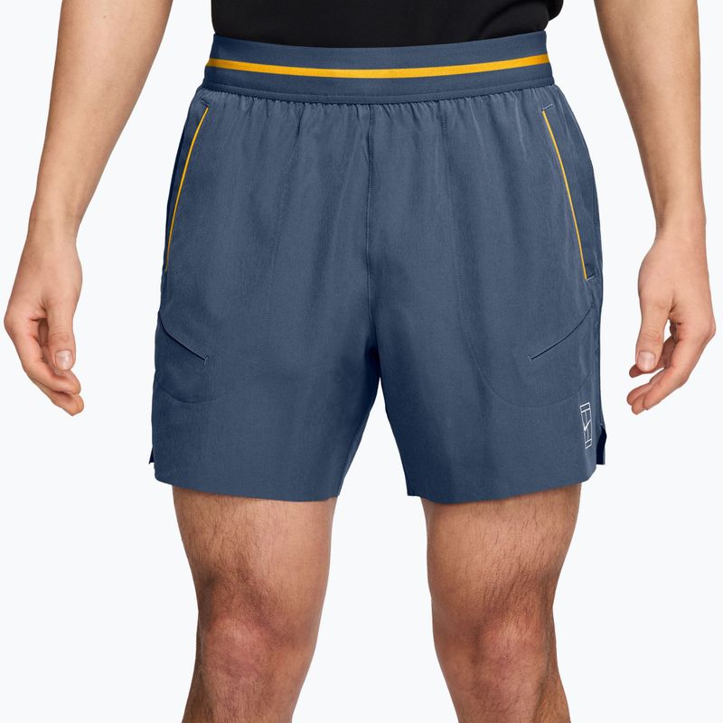 Шорти тенісні чоловічі Nike Court Dri-Fit Advantage 6" new slate/laser orange/white