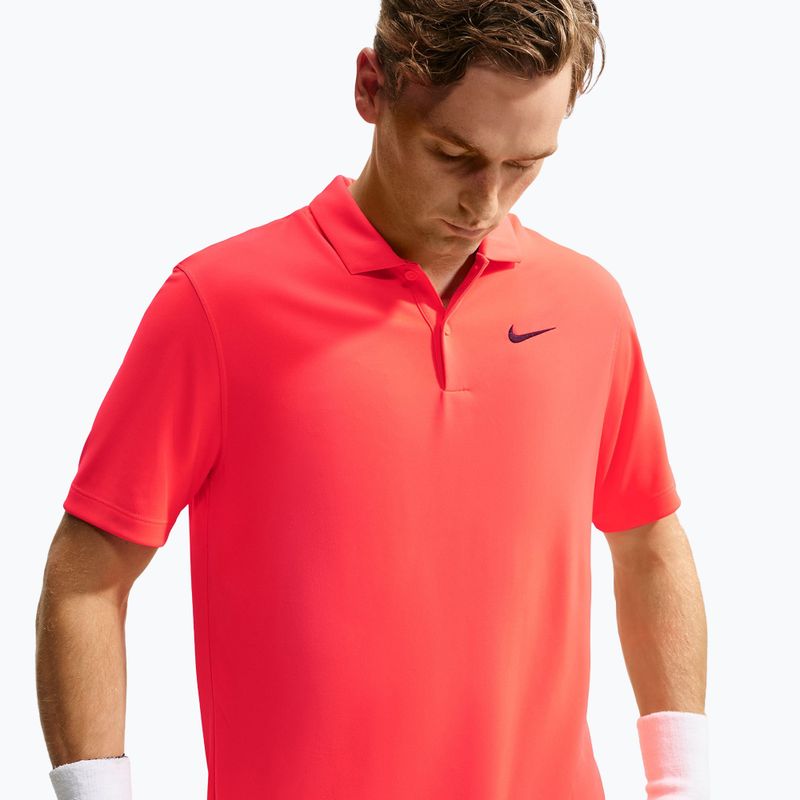 Футболка тенісна чоловіча Nike Court Dri-FIT Bright Crimson/Black 4
