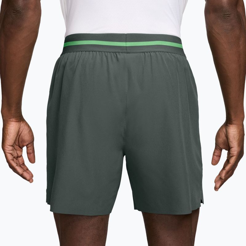 Шорти тенісні чоловічі Nike Court Dri-Fit Advantage 6" camo green/cucumber calm/cucumber calm 2