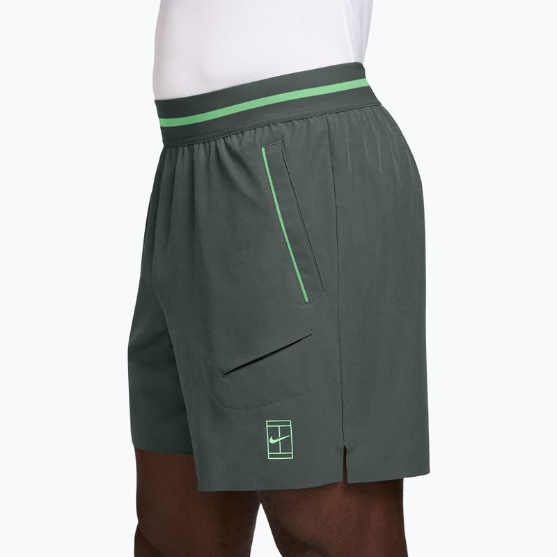 Шорти тенісні чоловічі Nike Court Dri-Fit Advantage 6" camo green/cucumber calm/cucumber calm 3