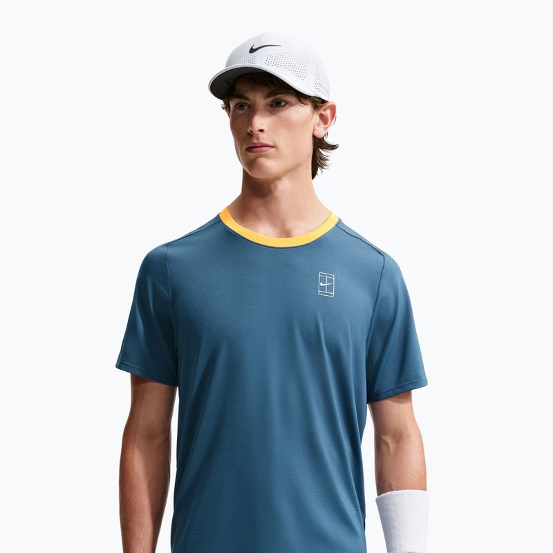 Футболка чоловіча Nike Court Dri-Fit Advantage new slate/laser orange/white 4
