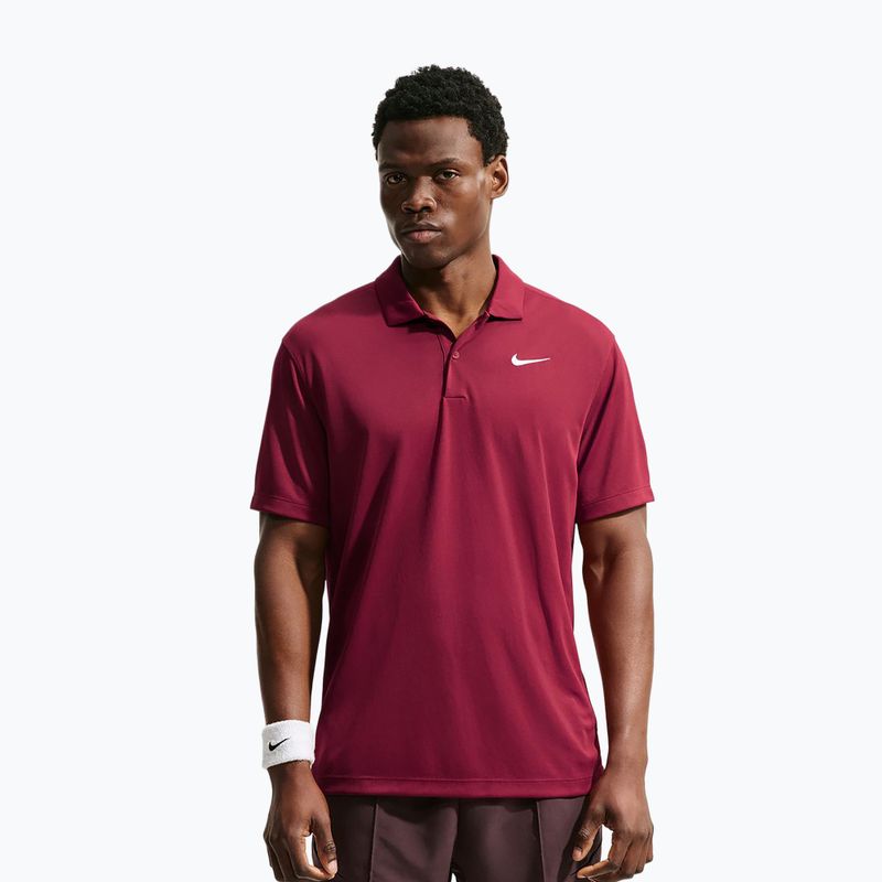 Футболка тенісна чоловіча Nike Court Dri-FIT Team Red/White