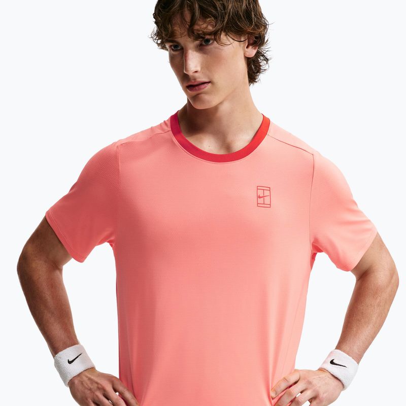 Футболка чоловіча Nike Court Dri-Fit Advantage atomic pink/picante red/picante red 4