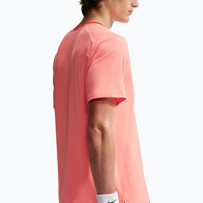 Футболка чоловіча Nike Court Dri-Fit Advantage atomic pink/picante red/picante red 5