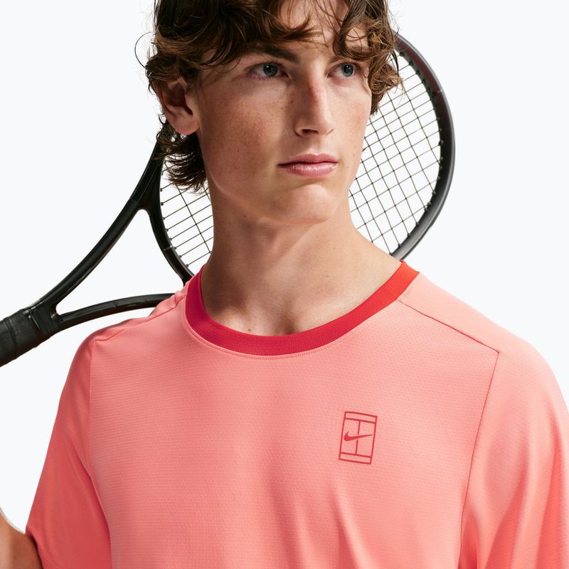 Футболка чоловіча Nike Court Dri-Fit Advantage atomic pink/picante red/picante red 6