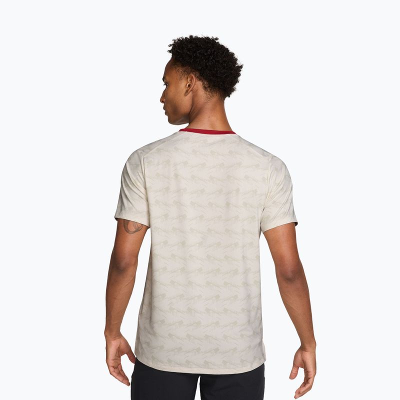 Футболка чоловіча Nike Court Advantage light bone/tough red/black 2