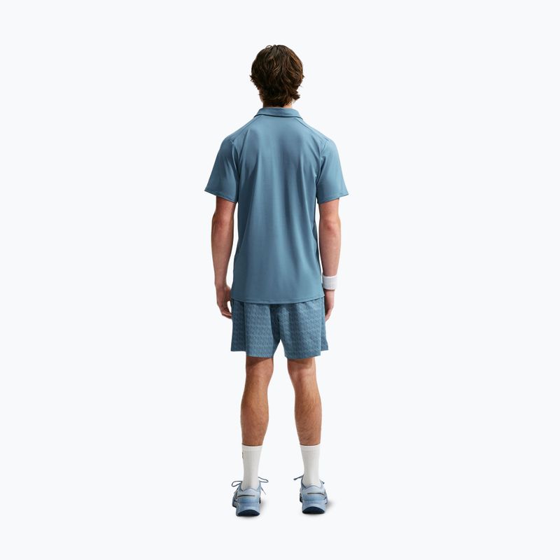 Чоловіча тенісна футболка поло Nike Court Dri-Fit Advantage smokey blue/white 3