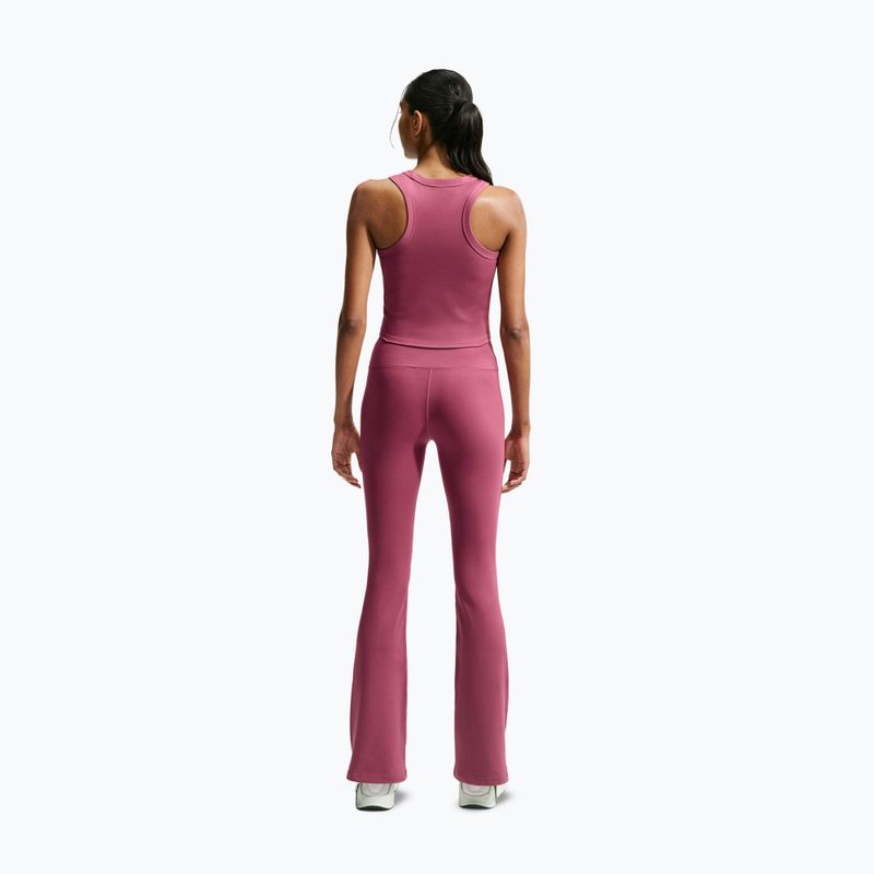 Легінси для тренувань жіночі Nike One pink smoke/white 2