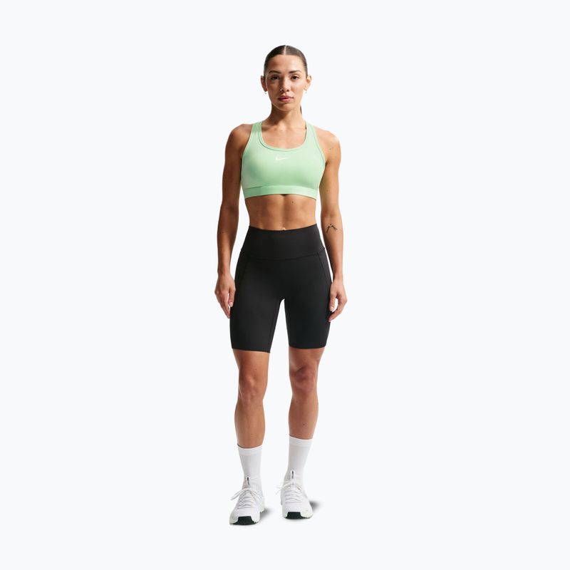Бюстгальтер для тренувань Nike Swoosh cucumber calm/white 2