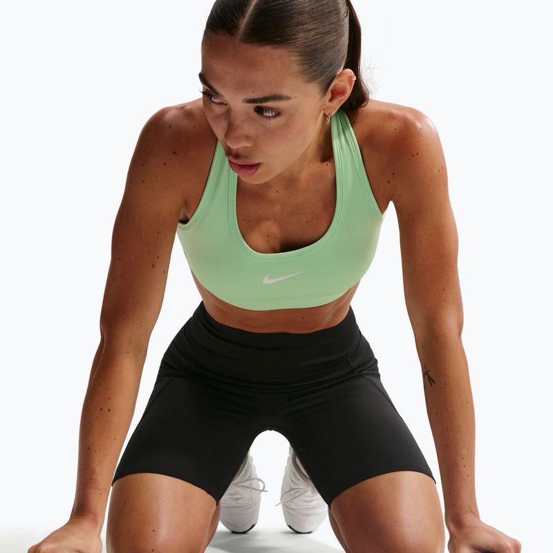 Бюстгальтер для тренувань Nike Swoosh cucumber calm/white 5