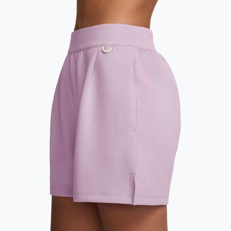 Шорти для тренувань жіночі Nike 24.7 ImpossiblySoft bleached lilac/platinum violet 3