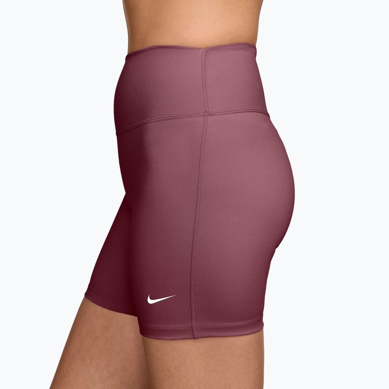 Шорти для тренувань жіночі Nike One pink smoke/white 2