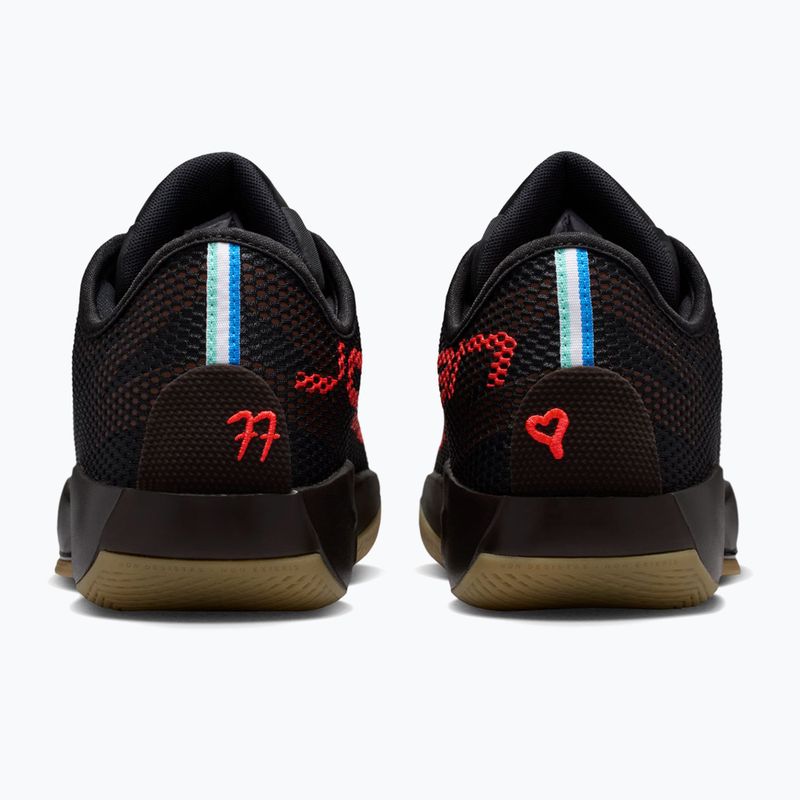 Кросівки для баскетболу чоловічі Jordan Luka 77 black/fauna brown/infrared 23 3