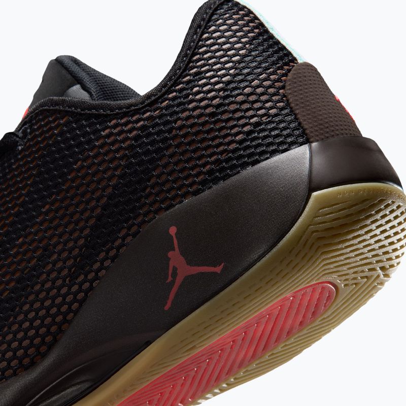 Кросівки для баскетболу чоловічі Jordan Luka 77 black/fauna brown/infrared 23 7