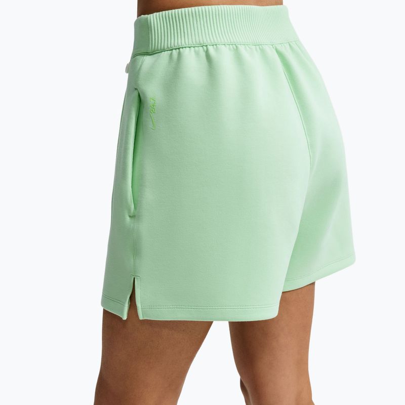 Шорти для тренувань жіночі Nike 24.7 ImpossiblySoft cucumber calm/illusion green 5