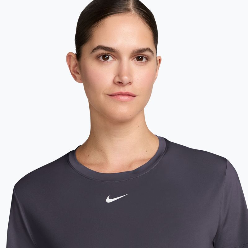 Футболка жіноча Nike One Classic Dri-Fit SS gridiron/white 3