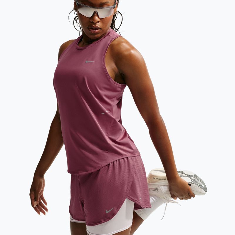 Шорти для бігу жіночі Nike Flow pink smoke 6