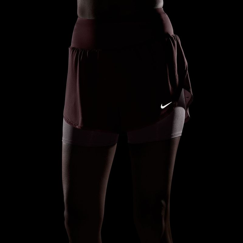 Шорти для бігу жіночі Nike Flow pink smoke 8