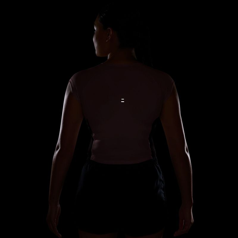 Футболка для бігу жіноча Nike Tempo Swoosh Run Dri-Fit pink rise/pink rise/old royal 6