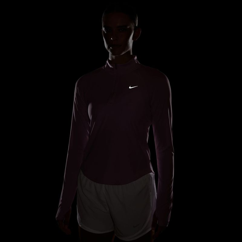Кофта для бігу жіноча Nike Tempo Dri-Fit 1/4 Zip pink rise 7