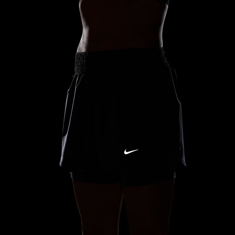 Шорти жіночі Nike One Dri-Fit High-Waisted 3" 2In1 gridiron/white 5
