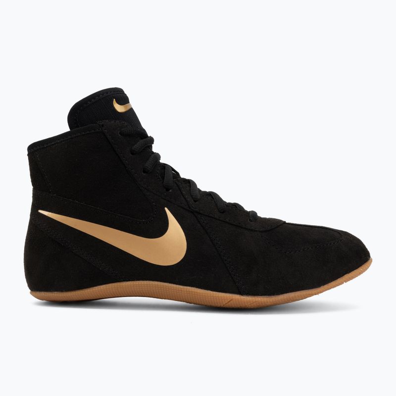 Борцівки Nike Footsweep 2 black/metallic gold/gum light brown 2