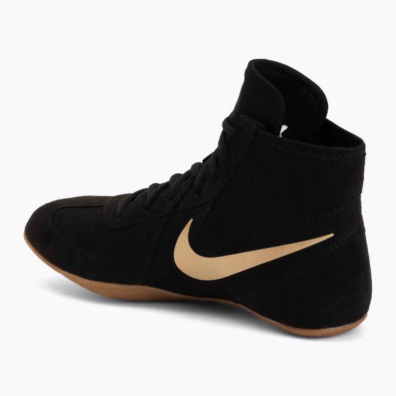 Борцівки Nike Footsweep 2 black/metallic gold/gum light brown 3
