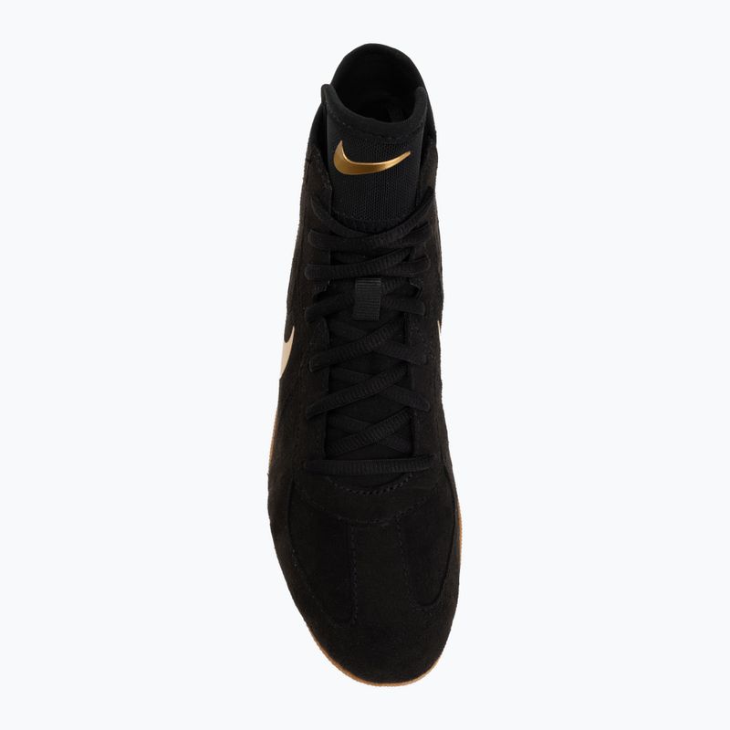 Борцівки Nike Footsweep 2 black/metallic gold/gum light brown 5